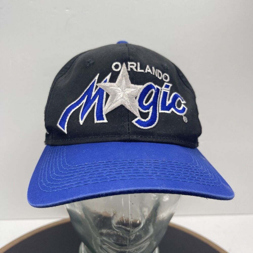 Orlando Magic Hat Sports Specialties Snapback Black Blue Vintage 90s Twill Korea